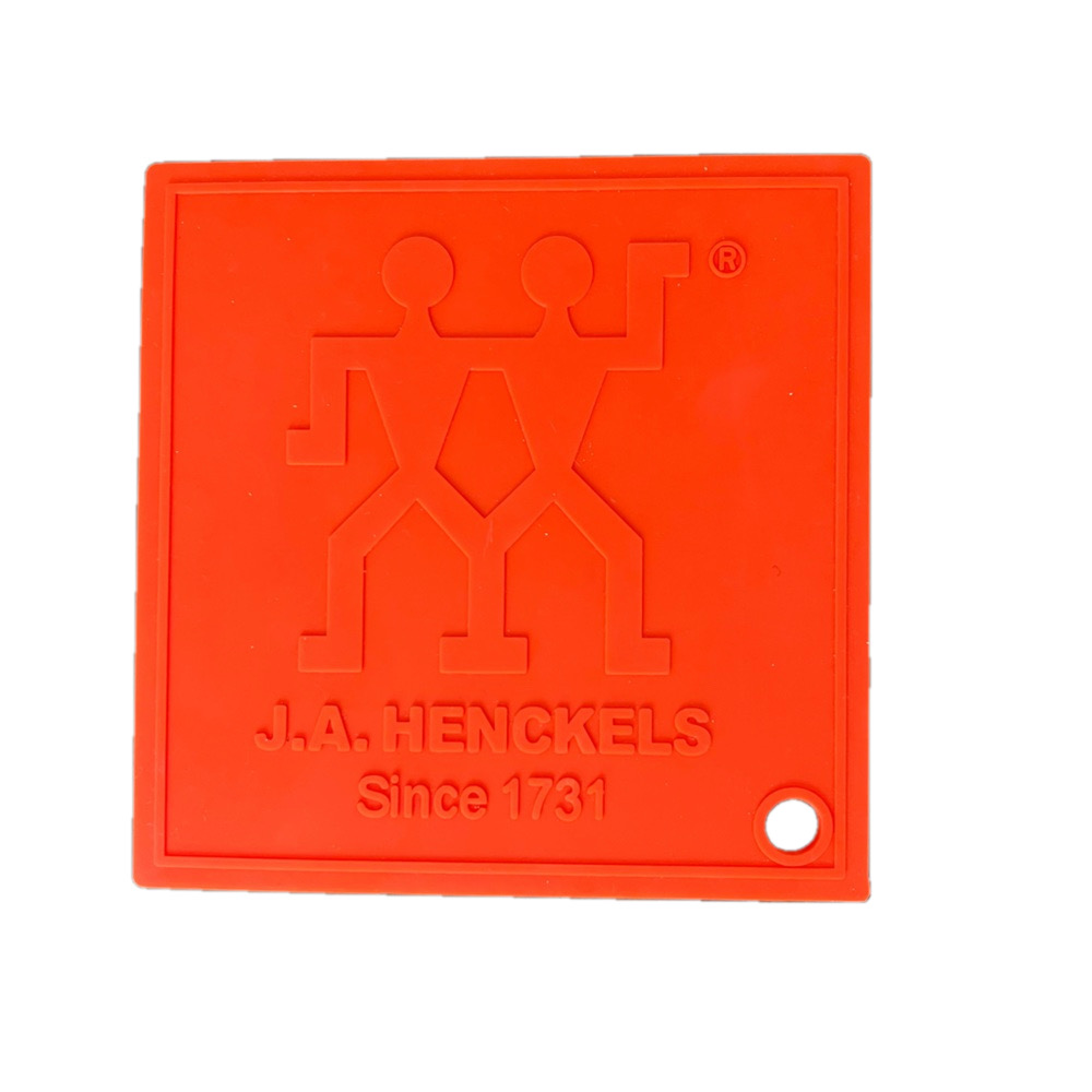 J.A. Henckels Red Silicone Trivet Hot Pad Heat Resistant Kitchen Pot Holder